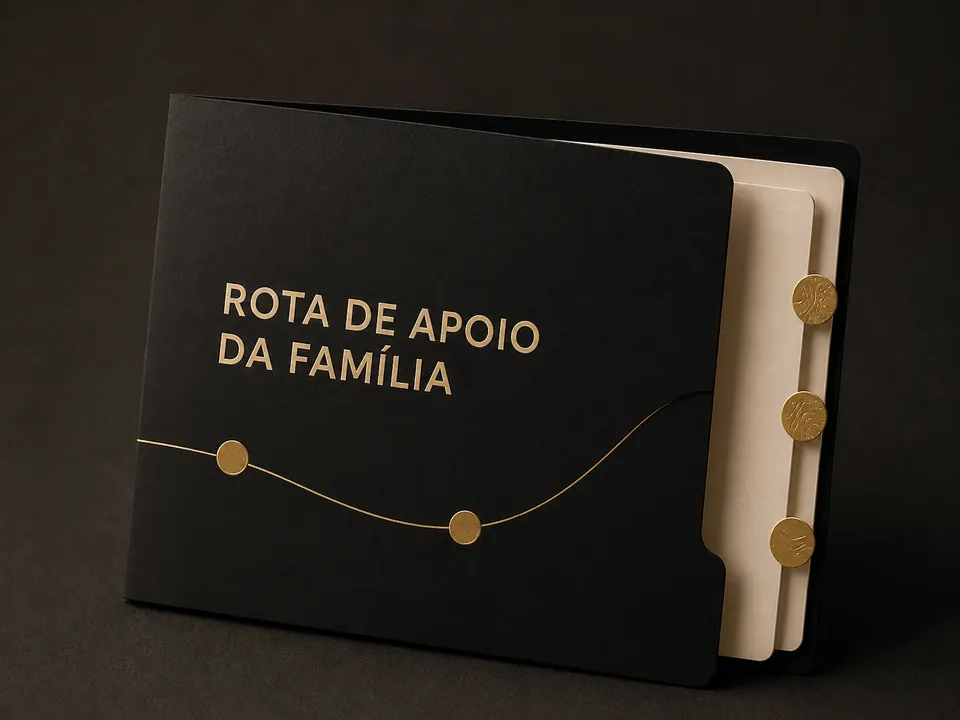 Mockup da Rota de Apoio da Família